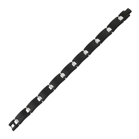 Titanium Link Bracelet w/Black Plating